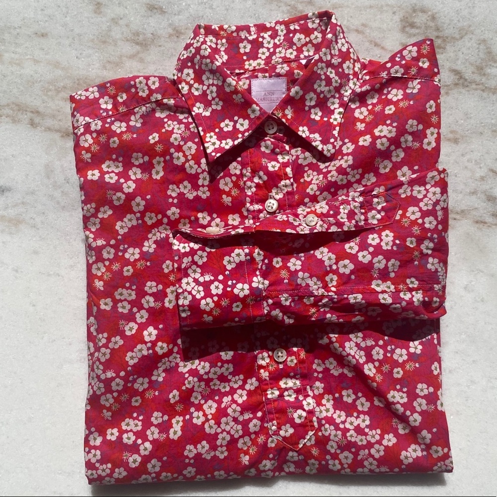 Anne Mashburn 3/4 Button Shirt